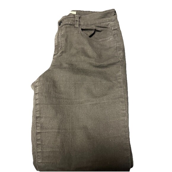 Eileen Fisher Womens Ankle Skinny Jeans Faded Black Wash Size 12 - Picture 4 of 4